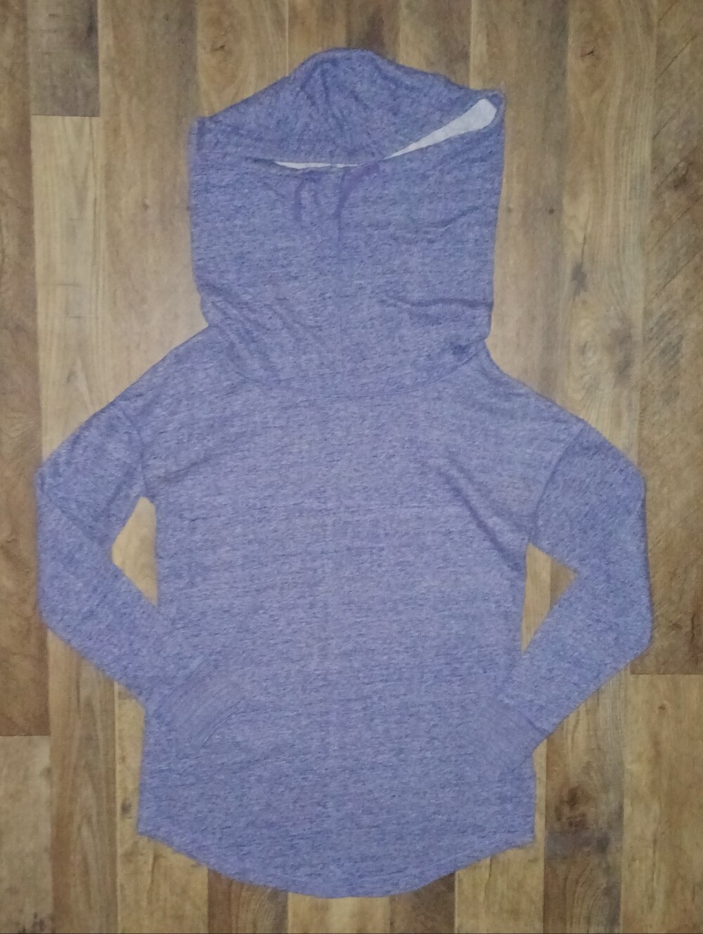 MOSSIMO SUPPLY CO Women's Hoodie Pullover XS Mock Neck Blue